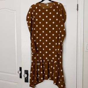 Zara polka dot dress